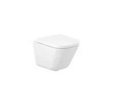 Inodoro Suspendido Compacto Con Fijaciones Ocultas (incluye Taza Rimless Y Tapa De Supralit®) – The Gap Square – Roca – A34647A000/A80173000B