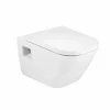 Inodoro Suspendido Con Salida Horizontal (incluye Taza Y Tapa Amortiguada De Supralit®) – Roca – The Gap Square – A346477000/A80147200B