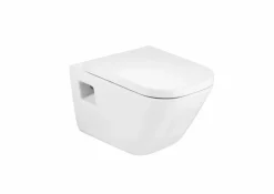 Inodoro Suspendido Con Salida Horizontal (incluye Taza Y Tapa Amortiguada De Supralit®) – Roca – The Gap Square – A346477000/A80147200B