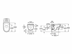 Inodoro Suspendido Rimless Con Fijaciones Ocultas (incluye Taza Y Tapa) – Ona – Roca – A346687000/A801E10001