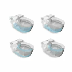 In-Tank® – Inodoro Suspendido Con Tanque Integrado Y Soporte En «I» (incluye Tapa Y Asiento) – Roca – Meridian – A893302000