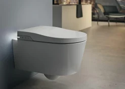 In-Wash® Inspira – Smart Toilet Suspendido Rimless Con Salida A Pared. Incluye Tapa Y Asiento. Necesita Toma De Red – Roca – A803060001