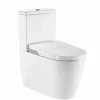 In-Wash® Inspira – Smart Toilet Adosado A Pared Rimless Con Salida Dual. Incluye Cisterna, Tapa Y Asiento. Necesita Toma De Red – Roca – A80306L001