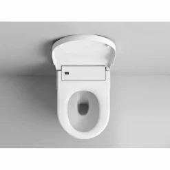 In-Wash® Inspira – Smart Toilet Adosado A Pared Rimless Para Tanque Empotrable. Incluye Tapa Y Asiento. Necesita Toma De Red – Roca – A803063001