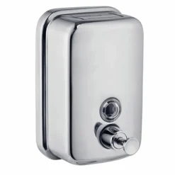 Jabonera Manual Inox Brillo – PrestoEquip – 88082