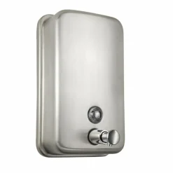 Jabonera Manual Inox Satinado – PrestoEquip – 88307