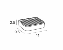 Jabonera Pared – Dorado Pvd Modelo Combis – 6523056 – Manillons Torrent