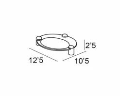 Jabonera Sobremesa – Cromo Modelo Combis – 6810002 – Manillons Torrent