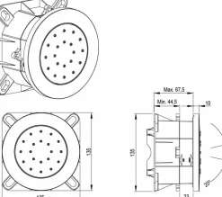 Jet Empotrar Redondo JET R – 19JER0125 – AQG