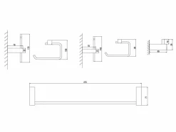 Juego De Accesorios Baño Dynamique 4 Piezas – AQG