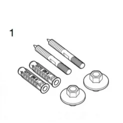 Juego De Tornillos Para Fijación De Lavabos – Roca – AV0007500R