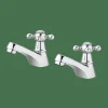Juego Grifos De Lavabo 1866 Cromo Estilo Premium Colección CLÁSICA 223190 – GRB Mixers