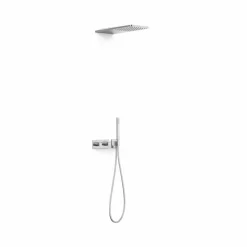 Kit De Grifo Termostático Empotrado De 2 Vías B-system Para Ducha – Cuadro Exclusive – Tres Grifería