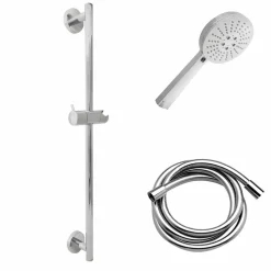 Kit Ducha Nine Con Accesorios Nine Cromo – 478800 – Galindo