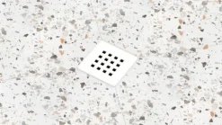 Kit Para Plato De Obra Con Sumidero Ruber Con Sifón De 30 Mm Y Rejilla FEELS SNOWY Reducido – EVO FEELS -IB20026R – Estil Gurú