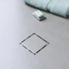 Kit Para Plato De Obra Con Sumidero Ruber Reducido Con Sifón De 30 Mm Y Rejilla EVOLUX MICROCEMENTO INOX 11,6X11,6 Reducido – EVOLUX -IE47008R – Estil Gurú