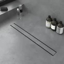 Kit Para Plato De Obra Con Sumidero Ruber Reducido Con Sifón De 30 Mm Y Rejilla EVOLUX MICROCEMENTO INOX 80 X 7 Cm Reducido – EVOLUX -IE47002R – Estil Gurú