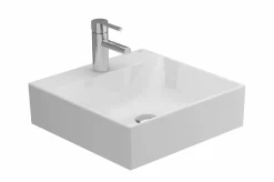 Lavabo Albus De 45X45 Sin Rebosadero Y Con Orificio Para Grifo – Gala – G1021901