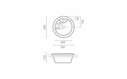Lavabo De Encastre – 0067 – Dublin- Bathco