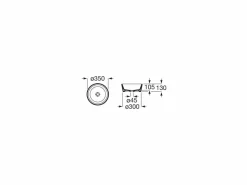 Lavabo De Porcelana De Sobre Encimera – Optica – A327B15000