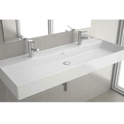 Lavabo De Porcelana Doble Veneto – Salgar