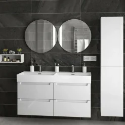 Lavabo De Porcelana Doble Veneto – Salgar