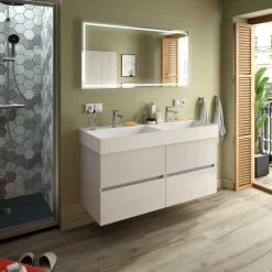 Lavabo De Porcelana Doble Veneto – Salgar