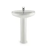 Lavabo De Porcelana Mural Con Pedestal – Victoria – Roca