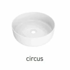 Lavabo De Resina Sobre Encimera Microtec 37x37x12 Cm – Circus – Aquore