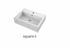 Lavabo De Resina Sobre Encimera Microtec 51x38x13 Cm – SQUARE II – Aquore