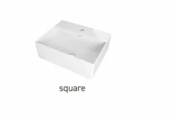 Lavabo De Resina Sobre Mueble Microtec 45x36x15 Cm – Square – Aquore