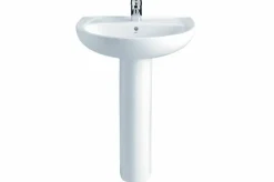Lavabo Elia 65 Cm C/ Juego Sujeción Blan – Gala – G1803001
