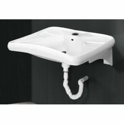 Lavabo En Porcelana Con Frente Cóncavo Sin Grifo – Prestosan 860 – Presto Equip – 80600