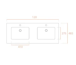 Lavabo Extrafino 2 Senos – Extrafino – Torvisco Group