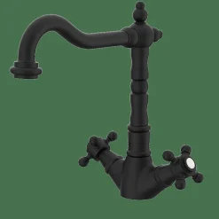 Lavabo Monobloc 1866 Caño Retro Negro Estilo Premium Colección CLÁSICA 212720 – GRB Mixers