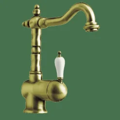 Lavabo Monomando Caño Retro Latón Viejo Estilo Premium Colección CLÁSICA 913799 – GRB Mixers