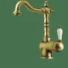 Lavabo Monomando Caño Retro Latón Viejo Estilo Premium Colección CLÁSICA 910799 – GRB Mixers