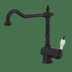 Lavabo Monomando Caño Retro Negro Estilo Premium Colección CLÁSICA 910720 – GRB Mixers