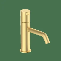 Lavabo Monomando Oro Cepillado Estilo Cool Colección COOL 90512907 – GRB Mixers