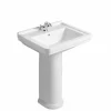 Lavabo Noble De 60 Cm Con Juego De Sujecion Blan – Gala – G1204001