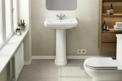 Lavabo Noble De 60 Cm Con Juego De Sujecion Blan – Gala – G1204001