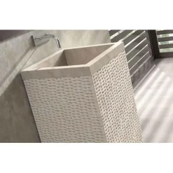 Lavabo Pedestal De Piedra 00330/00329 – Borneo – Bathco