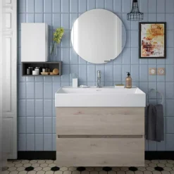 Lavabo Porcelana Blanca – Veneto – Salgar
