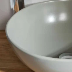 Lavabo Redondo Sobre Encimera Baho OVO 40 Cm – Gamma