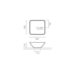 Lavabo Sobre Encimera – 4050 – Baviera – Bathco