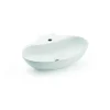 Lavabo Sobre Encimera / Suspendido Blanco O Natural – 0034N/0034NCRU- New Malaga – Bathco