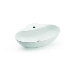Lavabo Sobre Encimera / Suspendido Blanco O Natural – 0034N/0034NCRU- New Malaga – Bathco