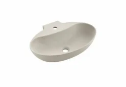 Lavabo Sobre Encimera / Suspendido Blanco O Natural – 0034N/0034NCRU- New Malaga – Bathco