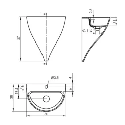 Lavabo Solid Surface – Kaliya – Sanycces