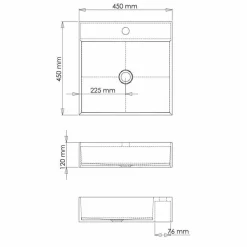 Lavabo Solid Surface – Proteo – SolidValencia